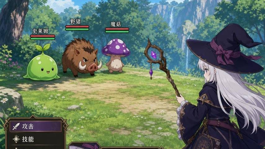 魔女秘药 手绘剧情RPG 页面配图 2